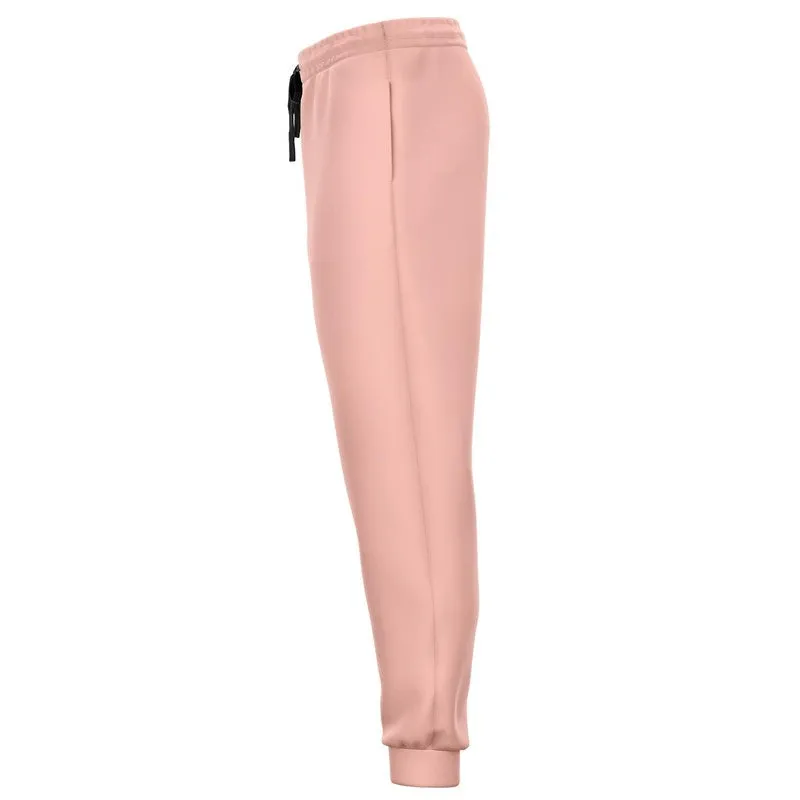 Pale Pastel Pink Red Joggers | Unisex | with PLUS sizes | Bright Pale Pastel Pink Red | C0M30Y22K0
