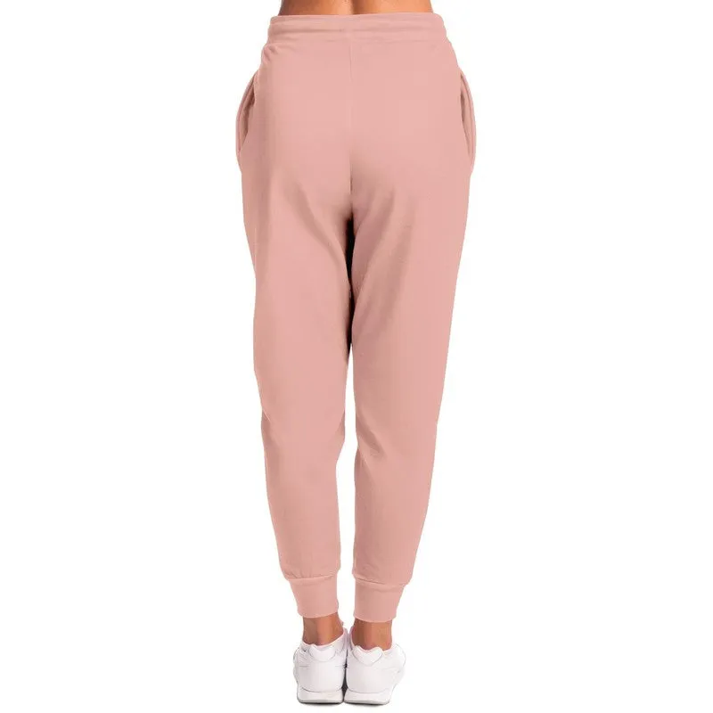 Pale Pastel Pink Red Joggers | Unisex | with PLUS sizes | Bright Pale Pastel Pink Red | C0M30Y22K0