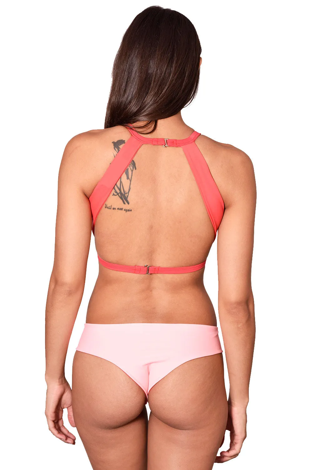 POISON RED Reversible Strapped Bikini Bottom