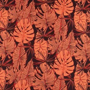 Printed Bathing Suit With UPF50 - CARLOS - 003 - Tangerine
