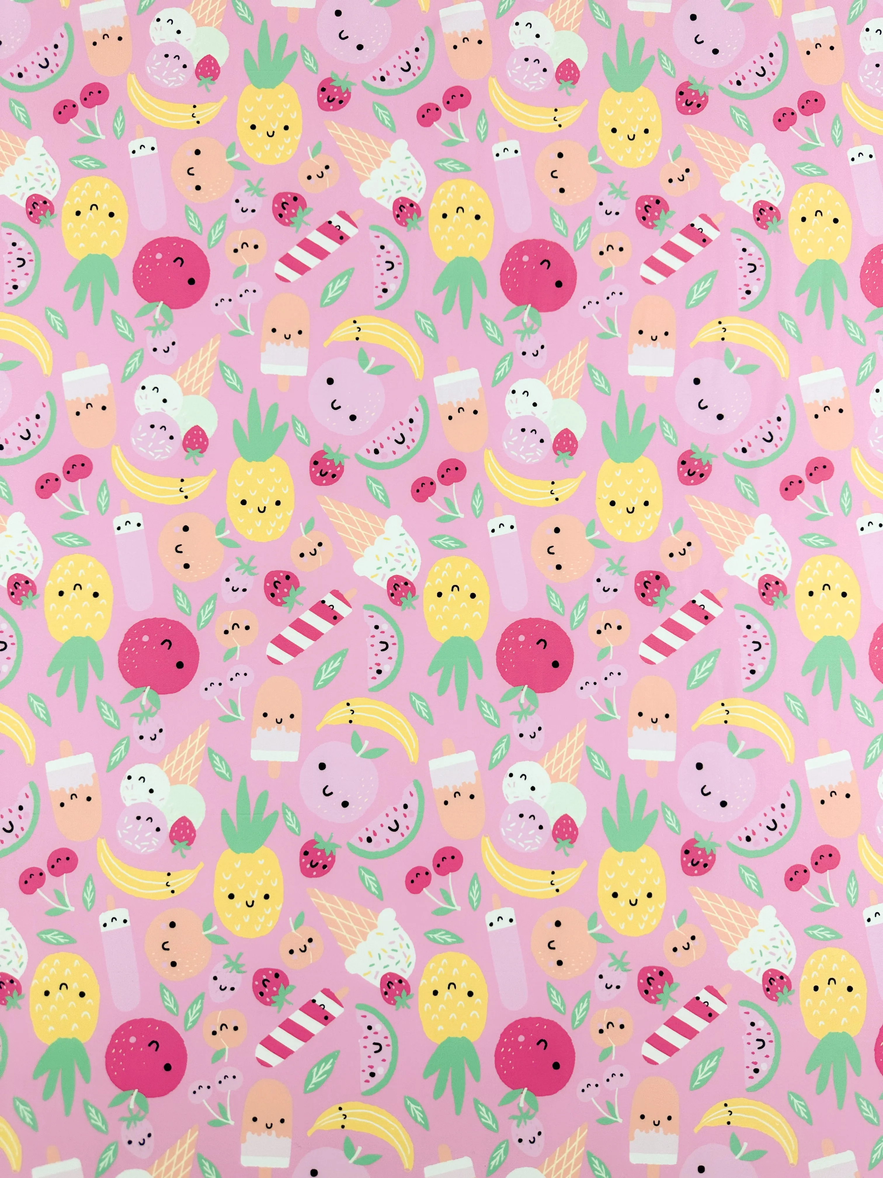 Printed Nylon Lycra - Fruit Salad - 152cm