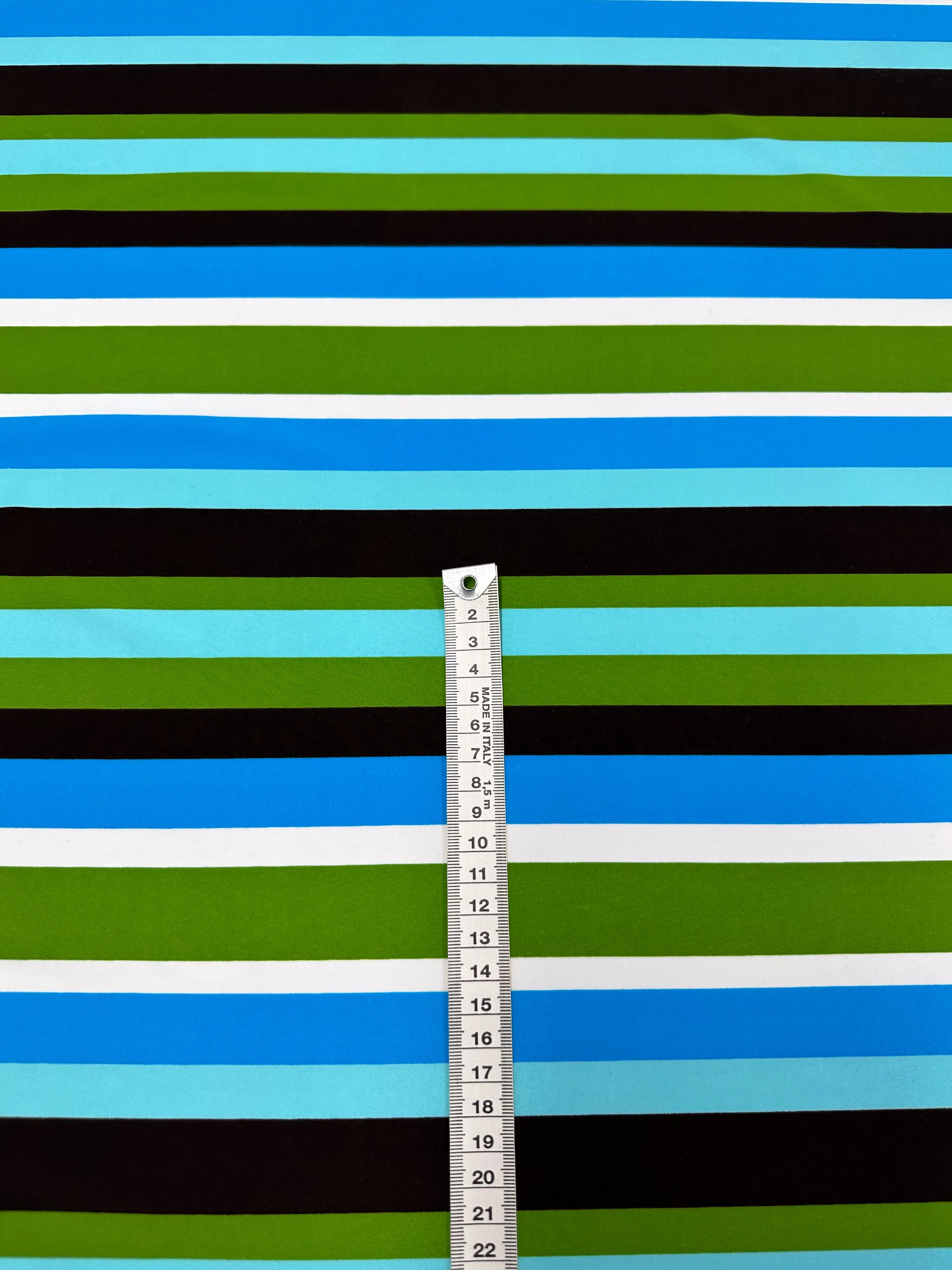 Printed Nylon Lycra - Stripey Lanes - 147cm