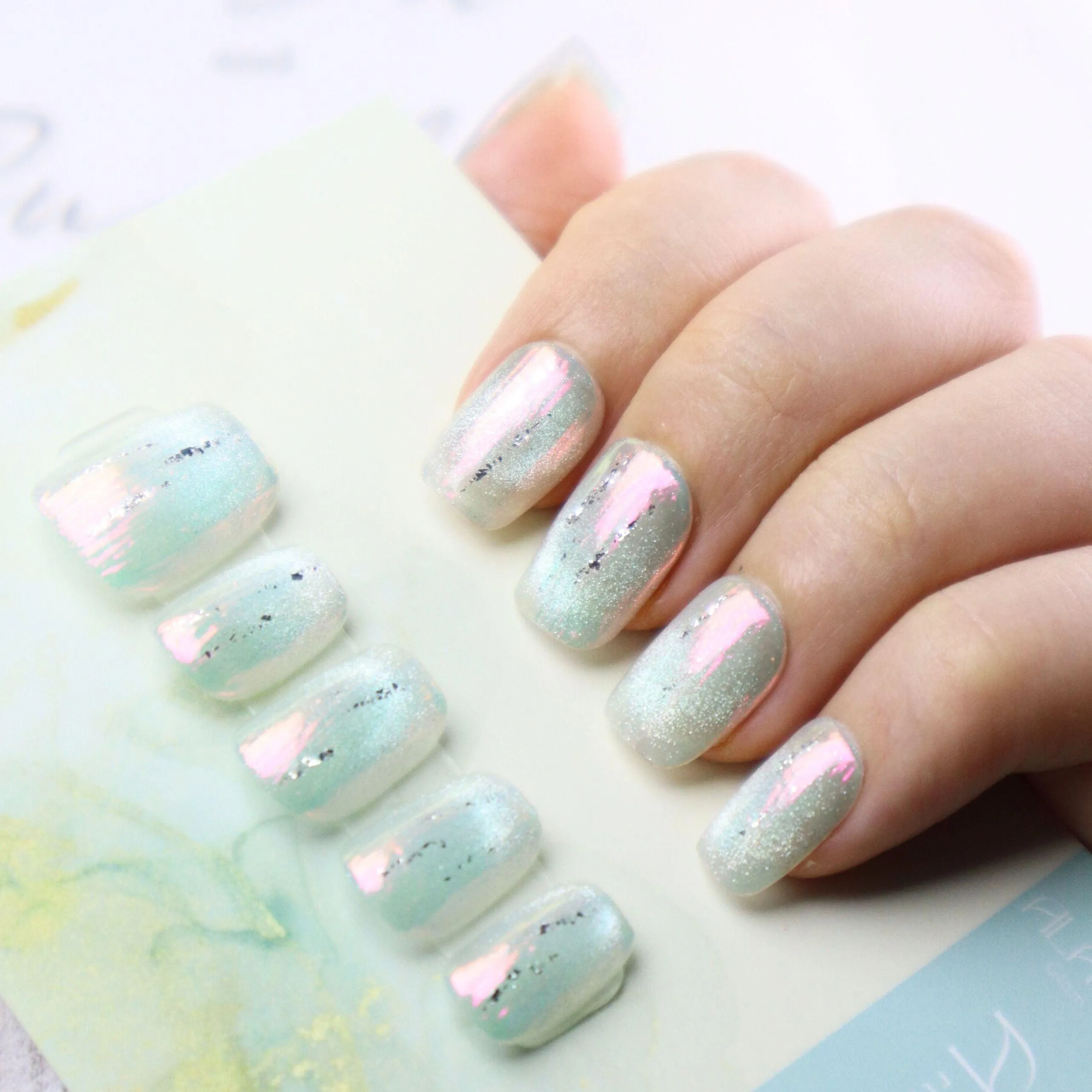 Pure Essence - Opal Pearl Press-on Nails