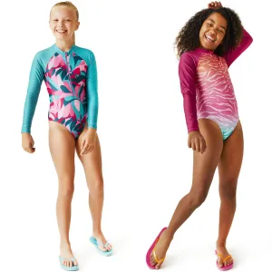 Regatta Kids Long Sleeve UV Protect Swimming Costume