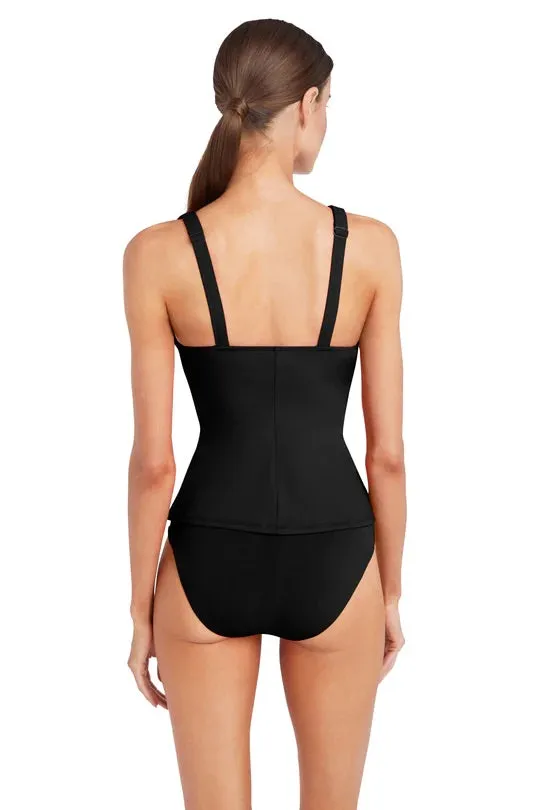 Robin Piccone Ava Tankini Top - Black