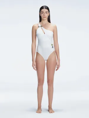 Solene White Swimsuit