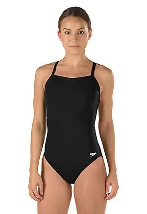 Speedo Girl's Endurance  Solid Flyback