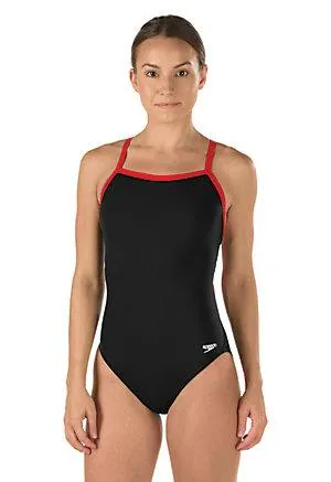 Speedo Girl's Endurance  Solid Flyback
