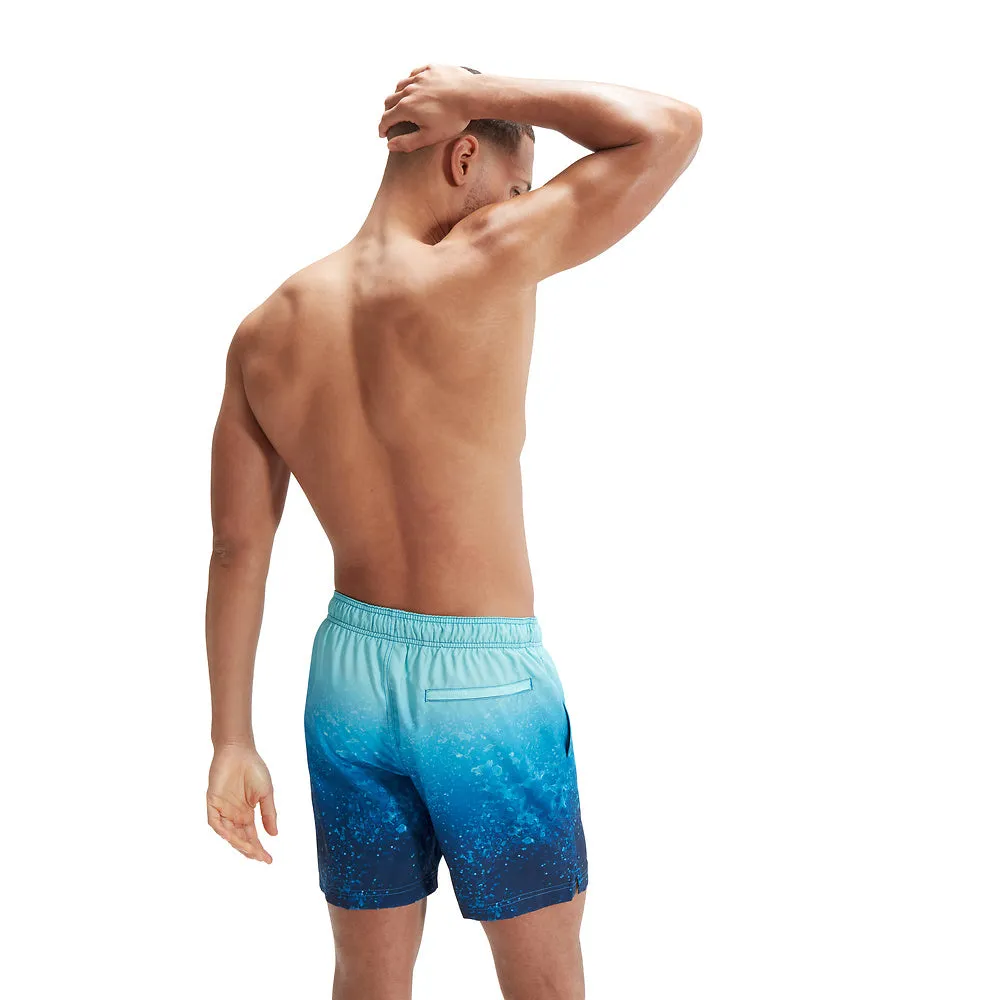 Speedo Mens Print Redondo Edge Volley 17 inch - Turkish Sea