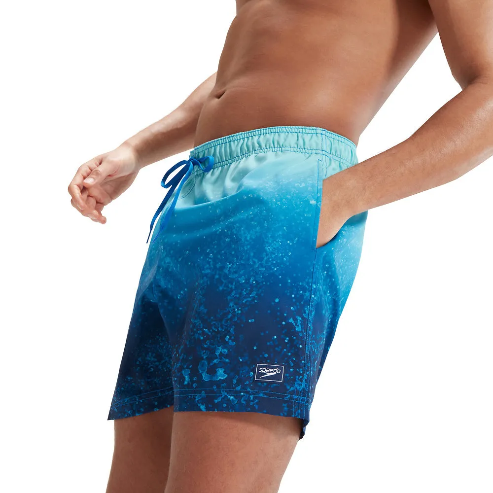 Speedo Mens Print Redondo Edge Volley 17 inch - Turkish Sea