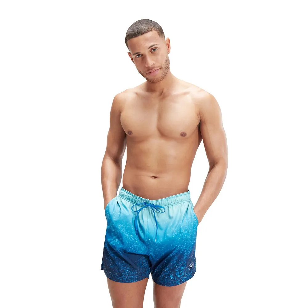 Speedo Mens Print Redondo Edge Volley 17 inch - Turkish Sea