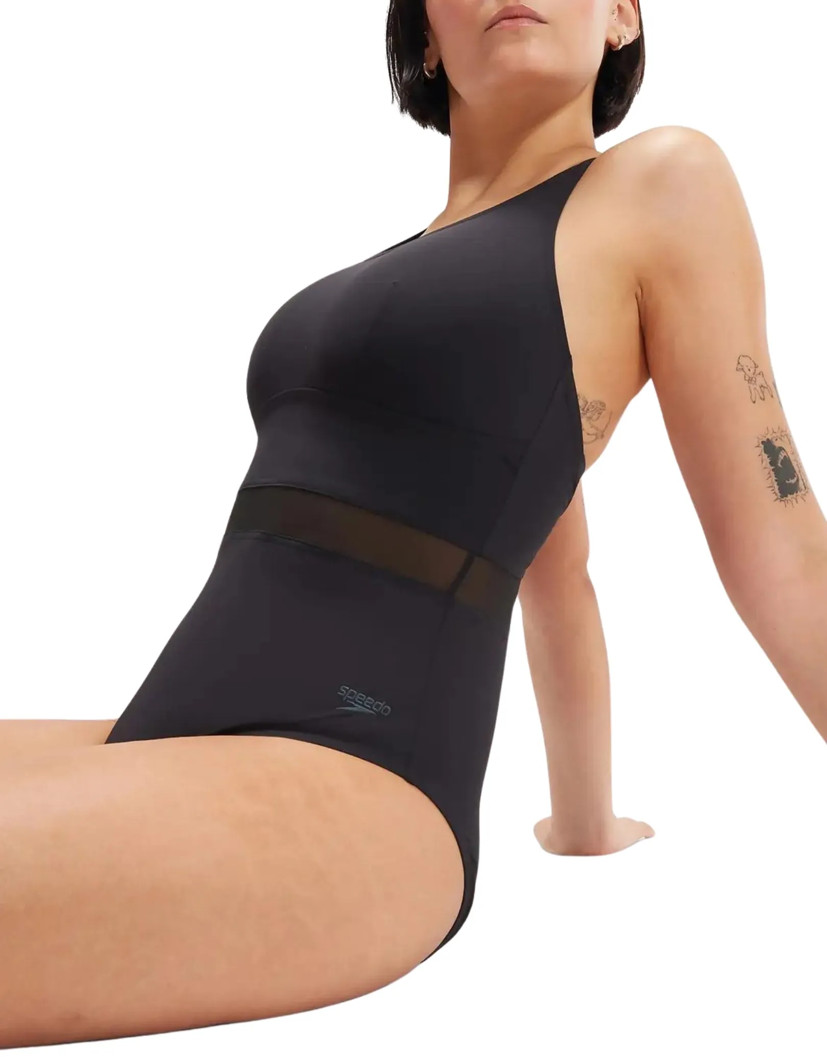 Speedo Shaping LuniaGlow Swimsuit - Black