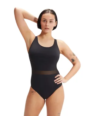 Speedo Shaping LuniaGlow Swimsuit - Black