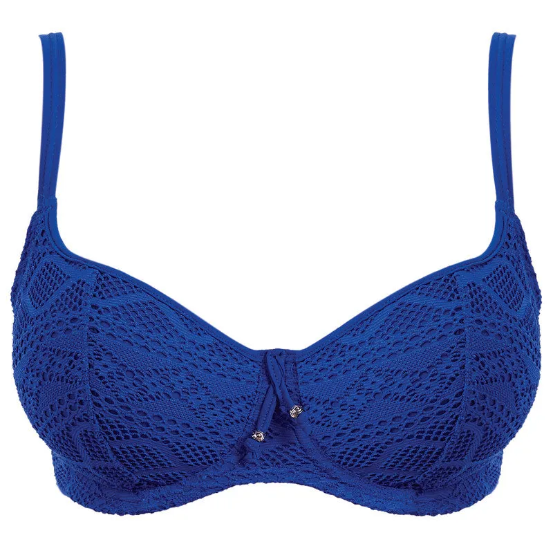Sundance Cobalt Blue Sweetheart Bikini Top - Freya Swim
