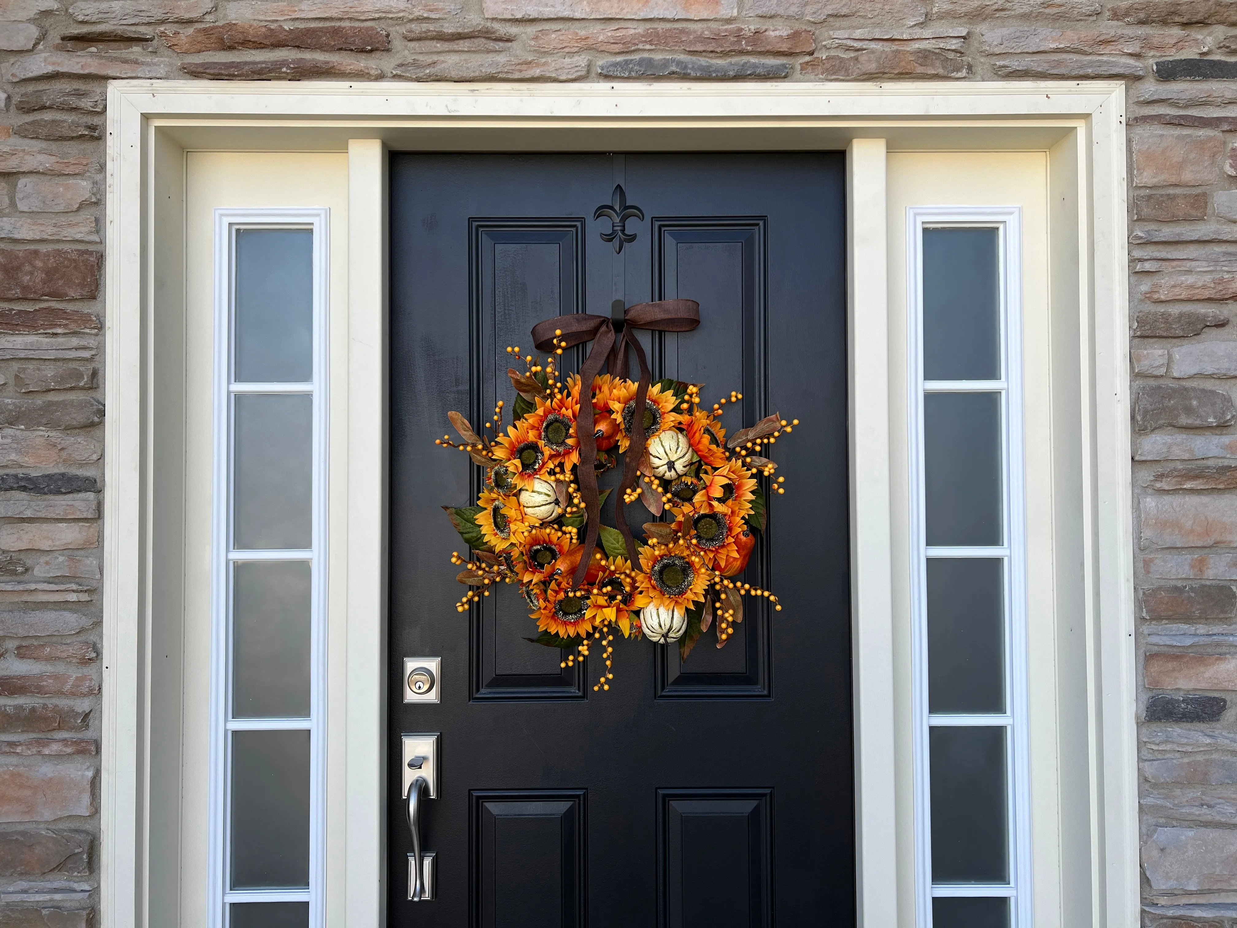 Sunlit Harvest Sunflower Wreath