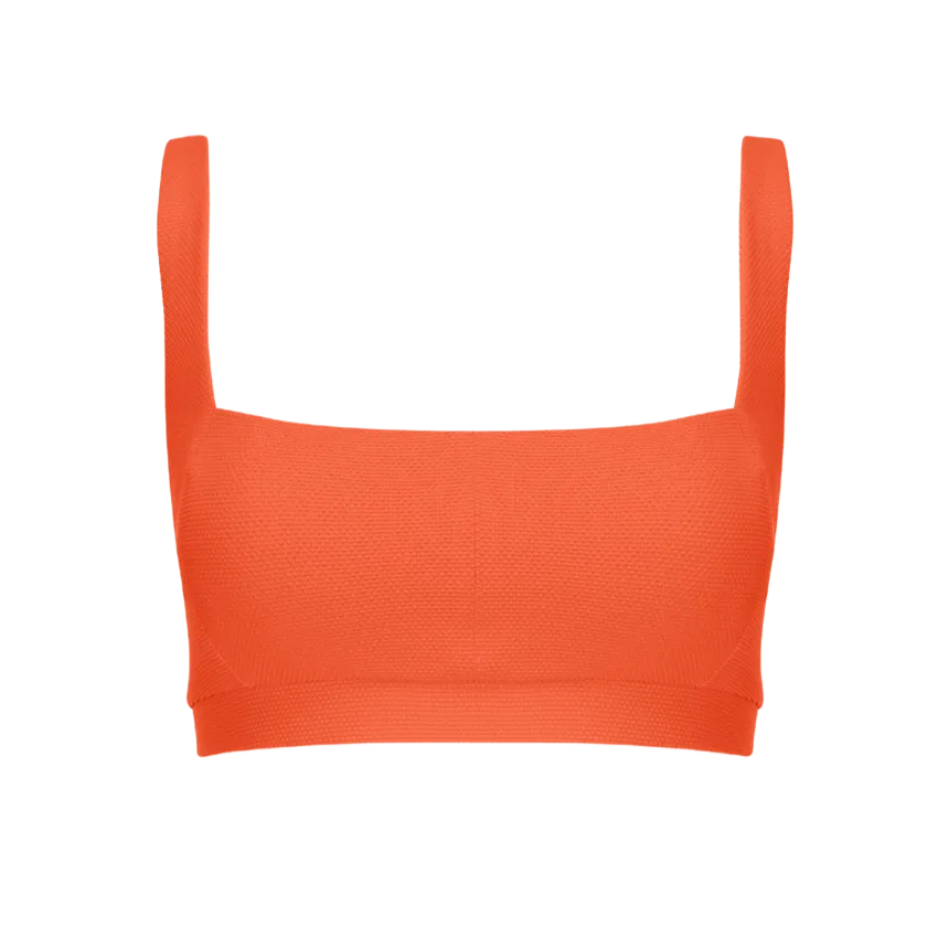 The Jessica Bikini Top - Coral