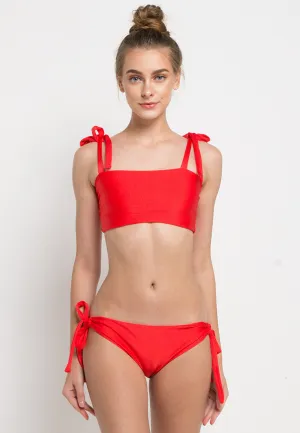 Tie Up Set Hot Red