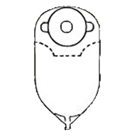 Urine Pouch w/Flutter Valve, 1"