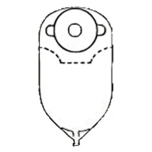 Urine Pouch w/Flutter Valve, 1"