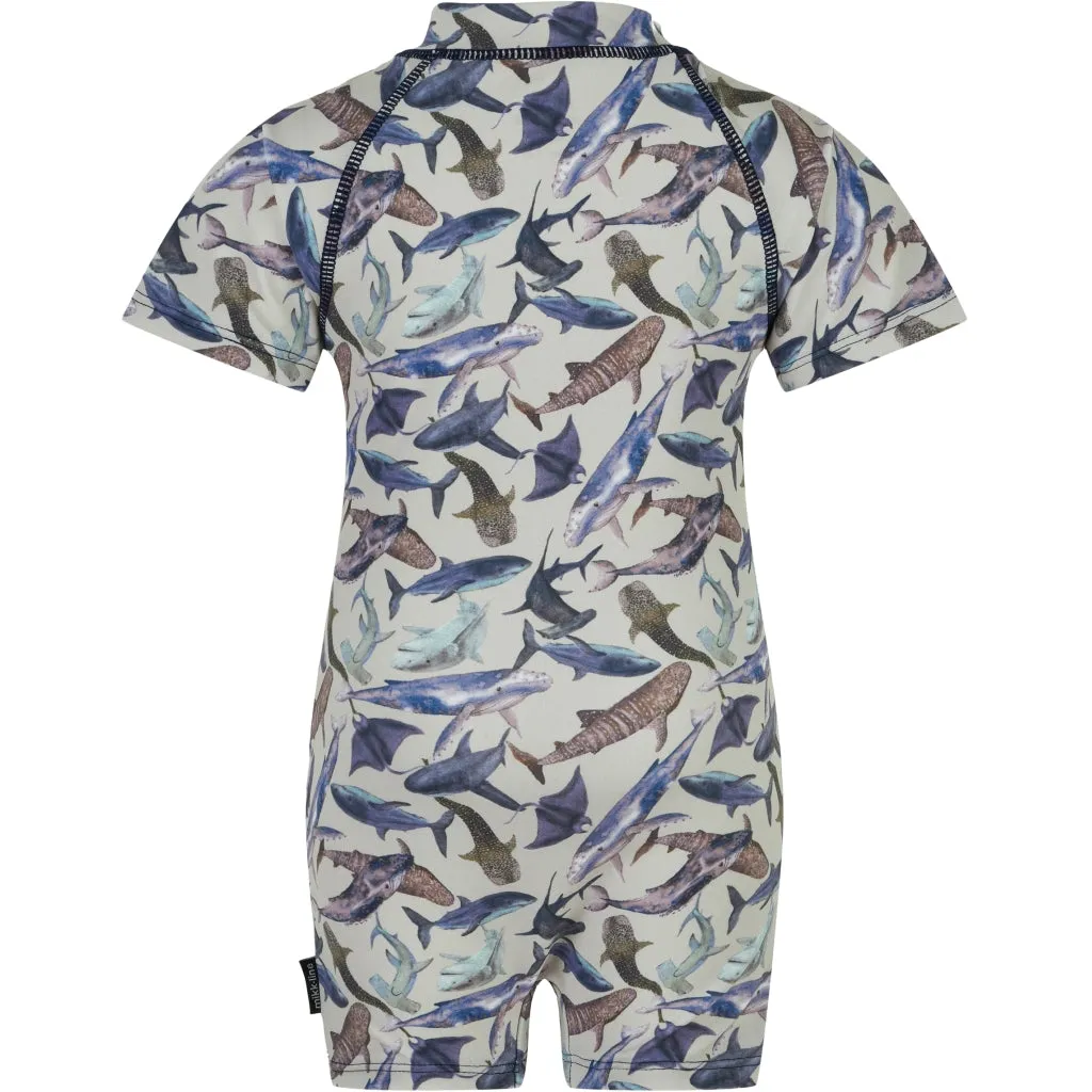 UV Suit UPF50 , AOP - Metal