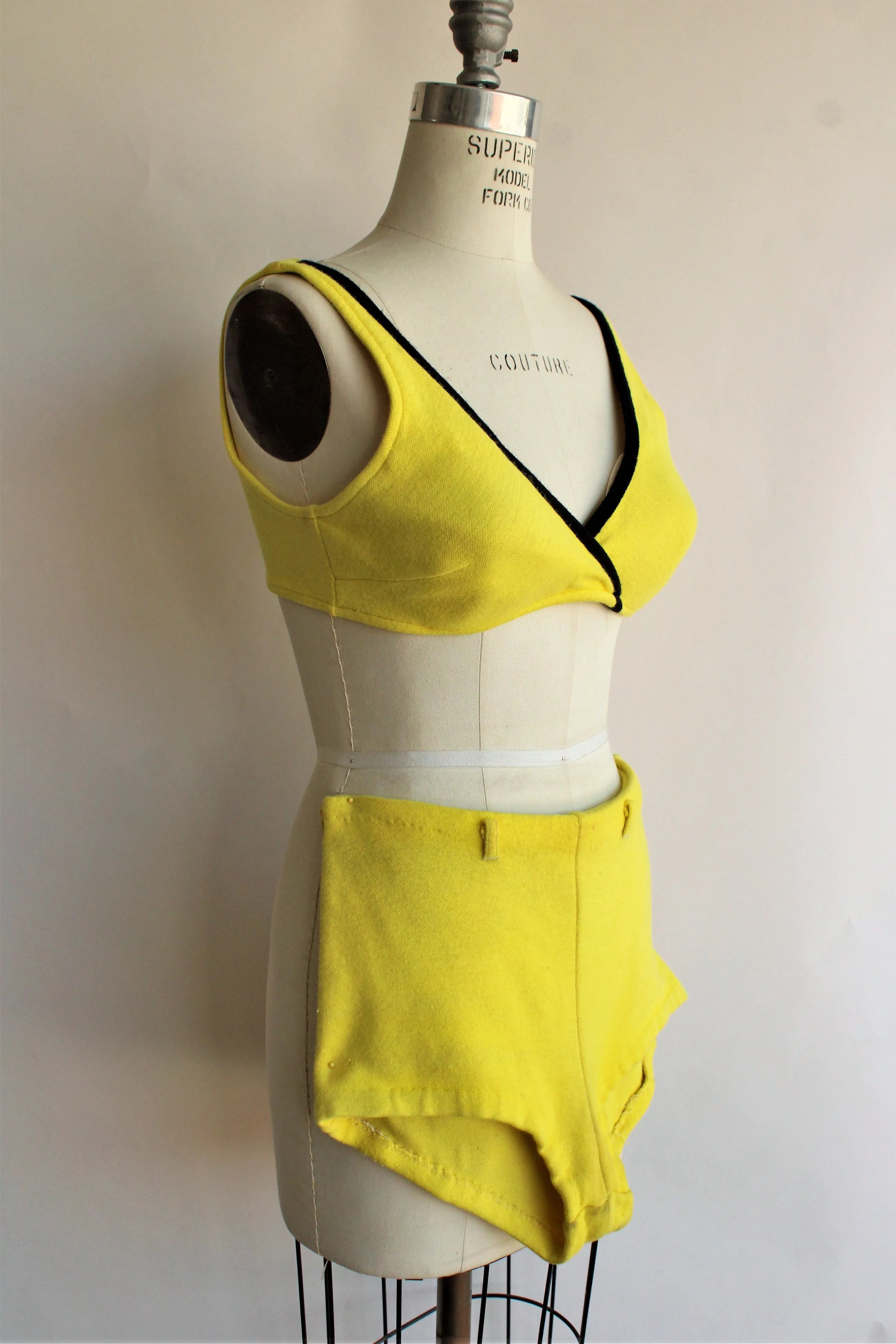 Vintage 1960s Yellow Bikini From Sears