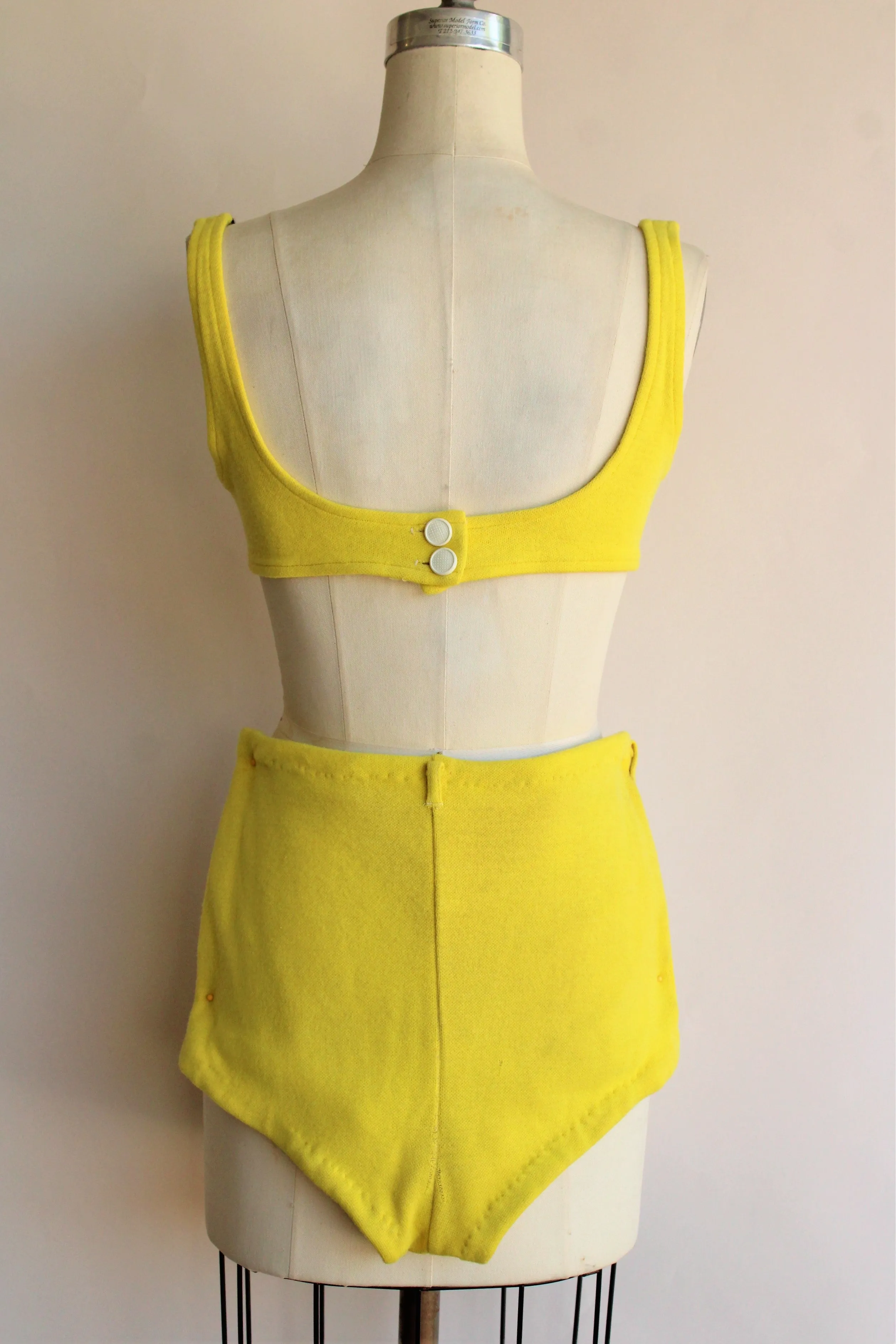 Vintage 1960s Yellow Bikini From Sears