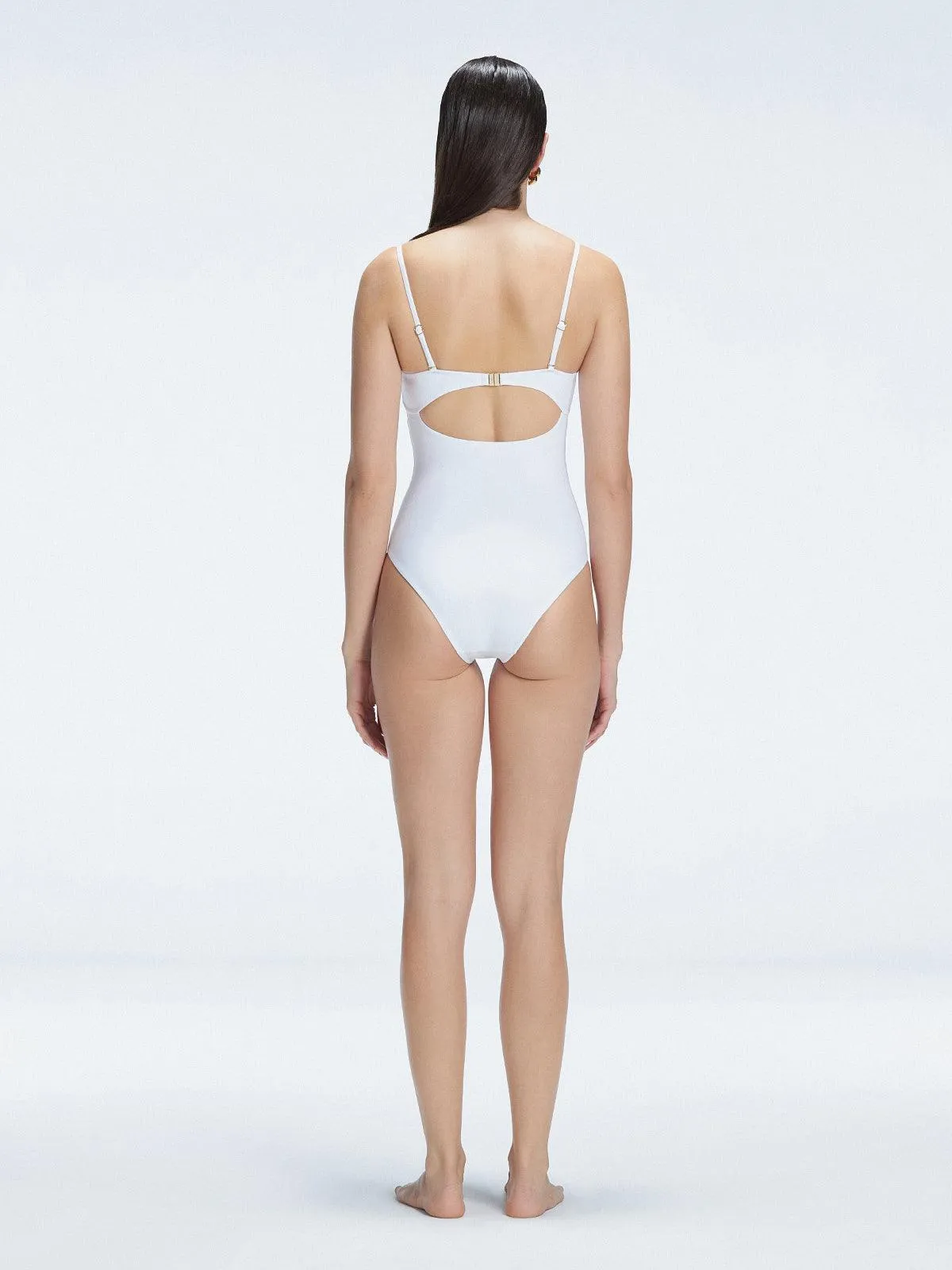 Zephyrine White Swimsuit