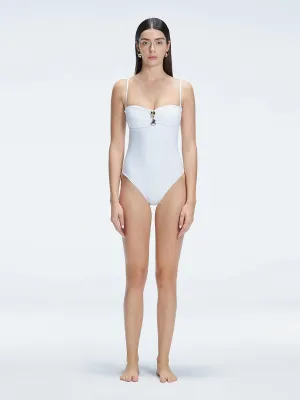 Zephyrine White Swimsuit